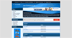 Desktop Screenshot of jeu-concours.be